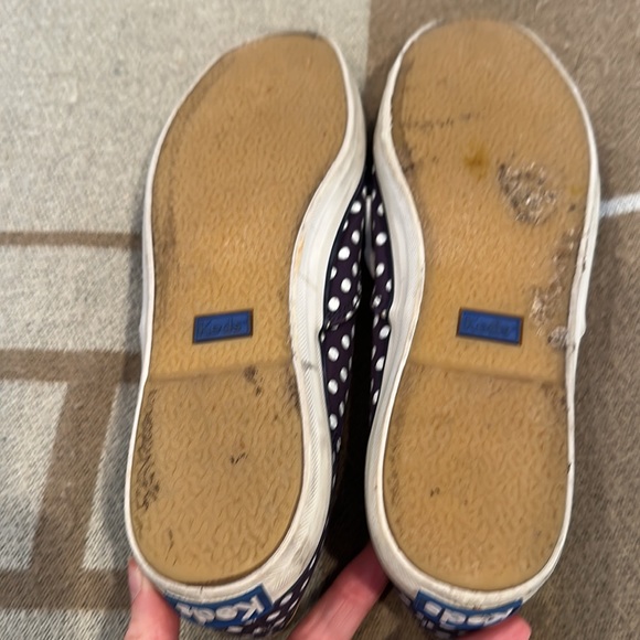 ⭐️Blue + White Polka Dot Keds - Sz 7 - Picture 4 of 5